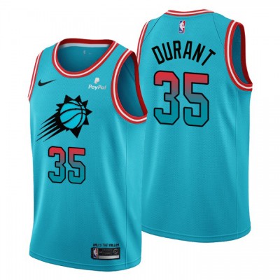 Nike Phoenix Suns #35 Kevin Durant 2022-23 City Edition Youth NBA Jersey - Cherry Blossom Blue